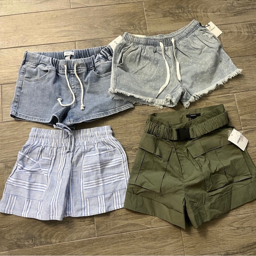 Set of four (4) NWT shorts sze S